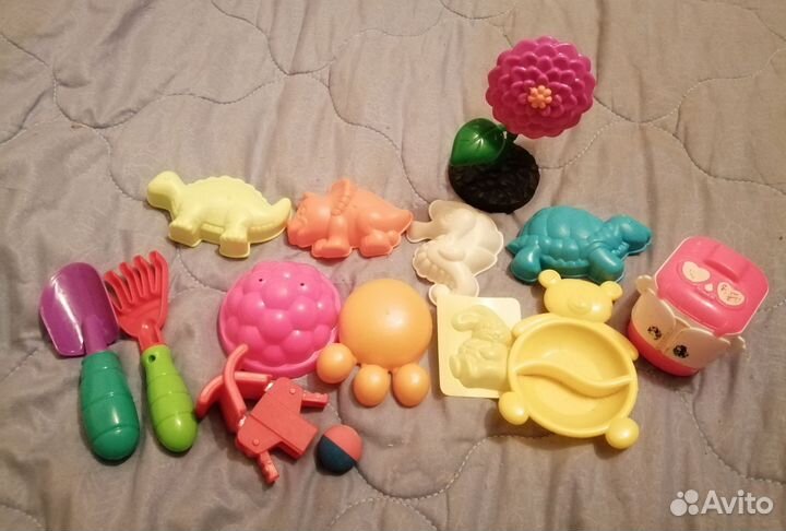 Набор для песочницы, лепки и другие игрушки
