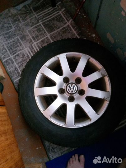 Оригинальные литые диски volkswagen r15