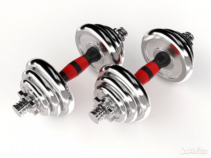 Гантели набор unixfit в кейсе 20kg