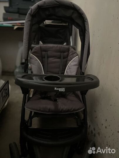Коляска для двойни Ramili Baby Twin ST