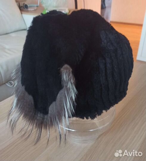 Оригинальная жен шапочка кролик-рекс