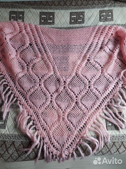Шаль вязаная крючком