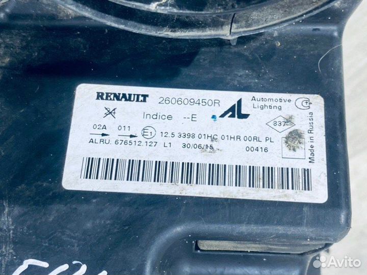 Фара левая Renault Logan 2 седан K7M 2017