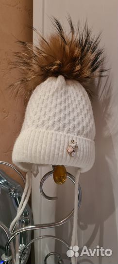 Шапка зимняя для девочки 48 50