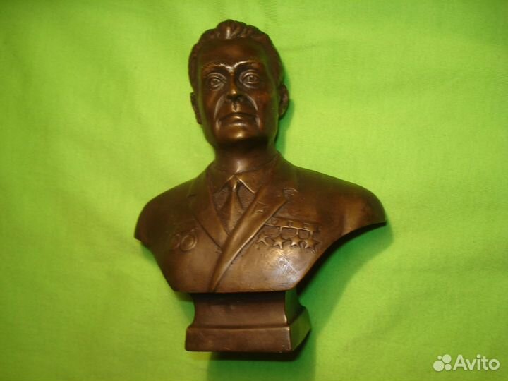 Леонид Ильич Брежнев СССР Бронза Бюст Ген. Секрета