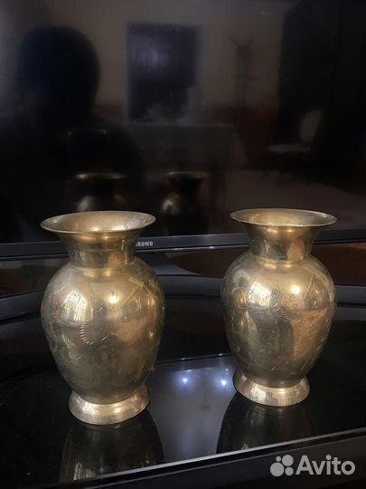 Ваза из латуни