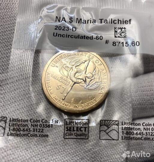 1 доллар США. Коренные американцы