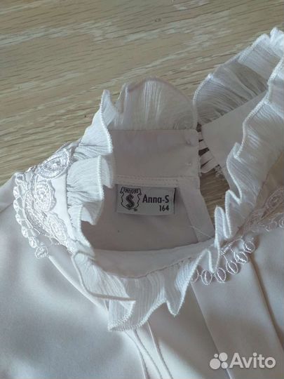 Блузка белая 164