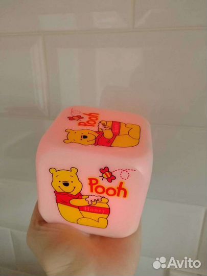 Часы будильник Винни пух меняющие цвет