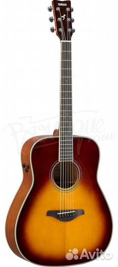 Yamaha FG-TA brown sunburst трансакустическая гит
