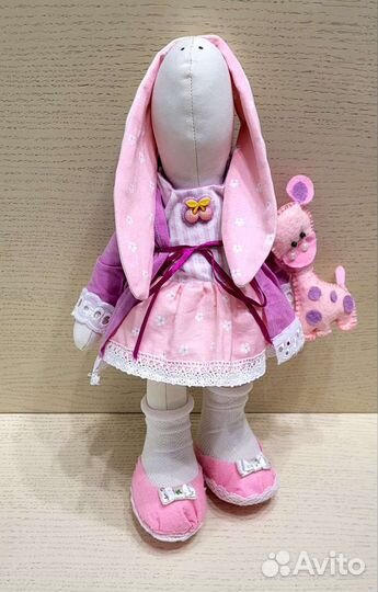 Кукла тильда заяц ручной работы