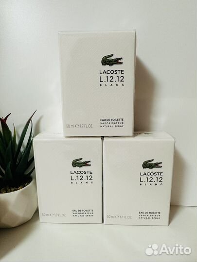 Lacoste L.12.12 Blanc Туалетная вода 50 мл