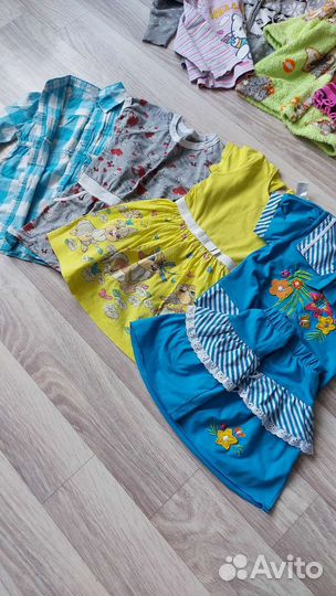 Вещи пакетом на девочку 110-116