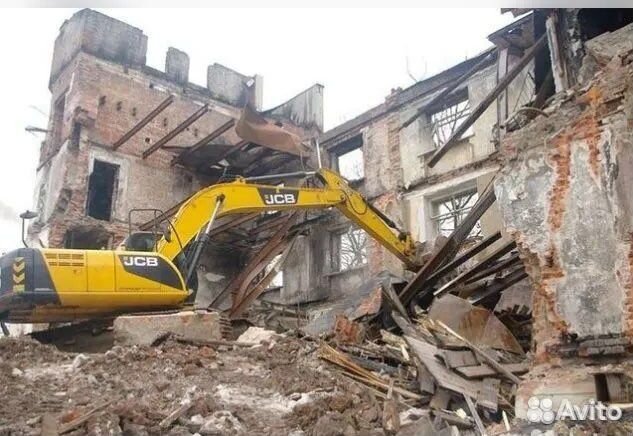 Демонтаж зданий любой сложности