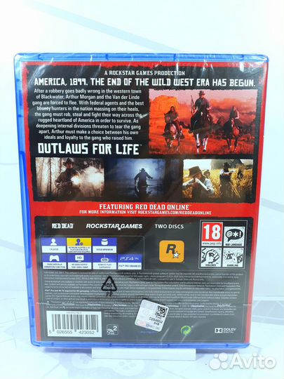 Диск для PS4 Red Dead Redemption 2 Новый