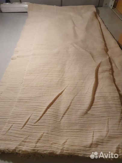 Ткань хлопковая рубашечная жатая