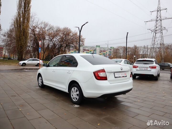 Skoda Rapid 1.6 МТ, 2018, 113 719 км