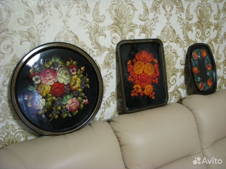 Поднос. Жостово. СССР. 80-е годы