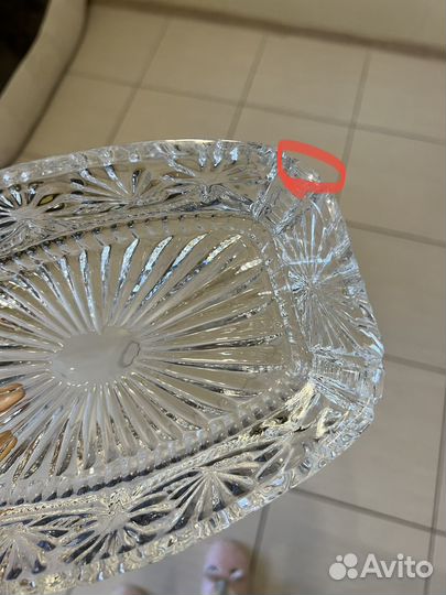 Ваза хрусталь