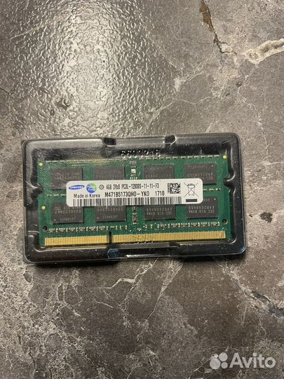 Новая оперативная память DDR3 Samsung 4Gb 1600Mhz