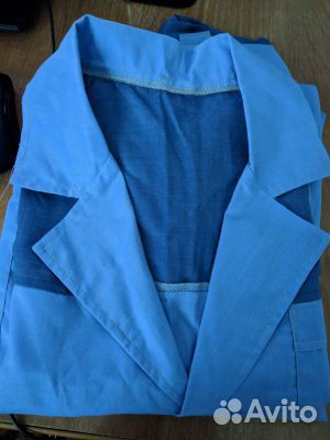 Новый рабочий халат и новые рабочие брюки