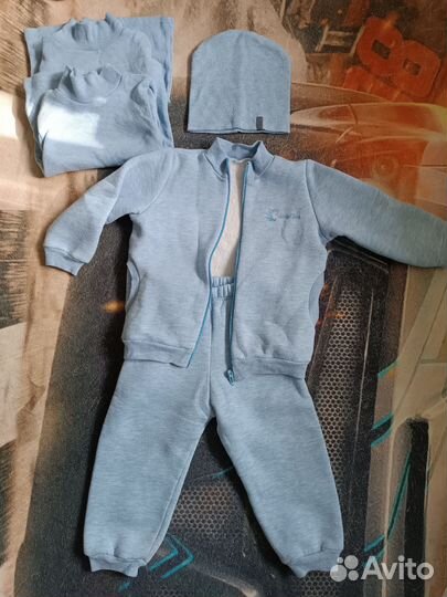 Костюм для мальчика комплектом 5 вещей 86-92