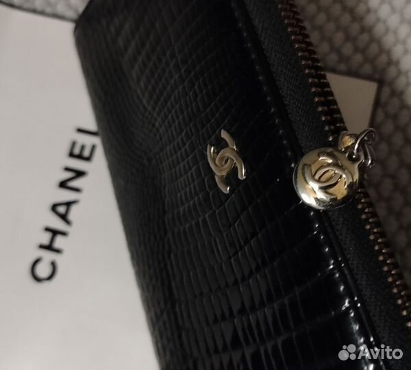 Chanel, клатч кошелёк, оригинал винтаж