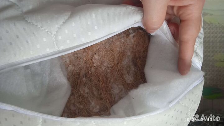 Кокосовый матрасик +ортопедическая подушка