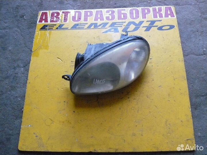 Фара левая для Chevrolet Lanos