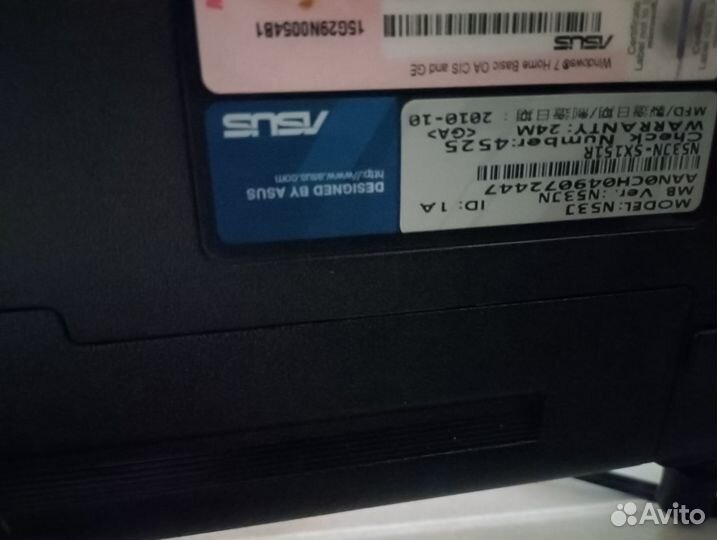 Ноутбук asus i3
