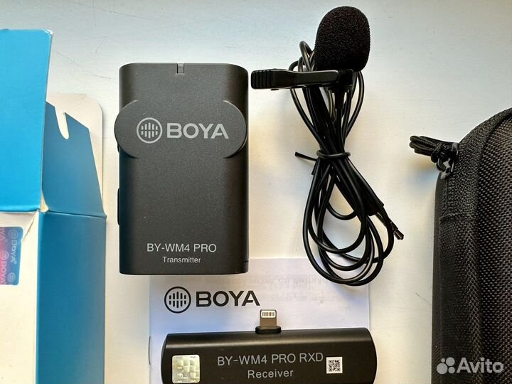 Boya BY-WM4 PRO-K3 Беспроводной микрофон для Apple