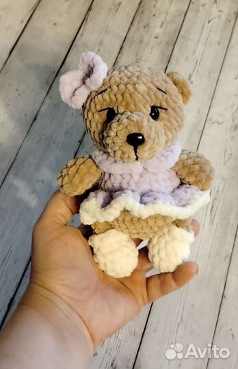 Мягкие вязаные игрушки ручной работы