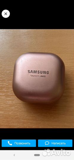 Samsung galaxy buds live кейс + левый наушник