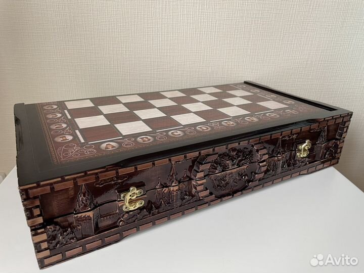 Нарды, шахмат и шашки 3в1