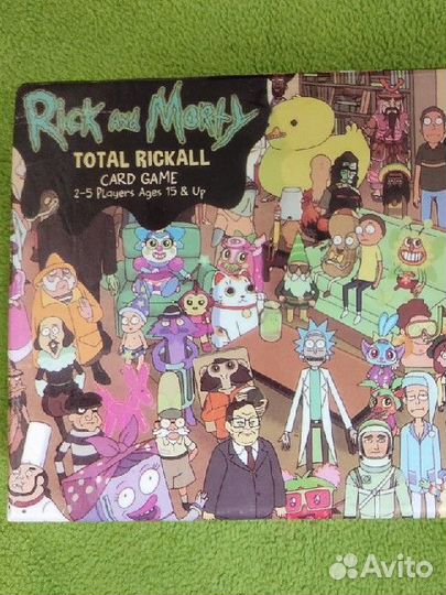 Настольная игра Рик и Морти. На английском