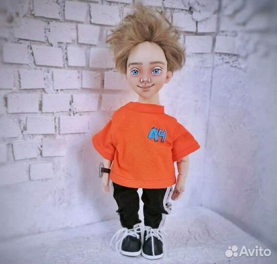 Кукла ручной работы блогер А4