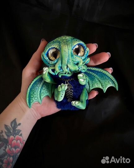 Игрушка ручной работы. Малыш Ктулху
