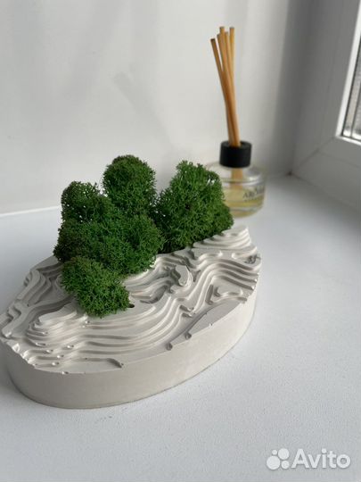 Кашпо из гипса