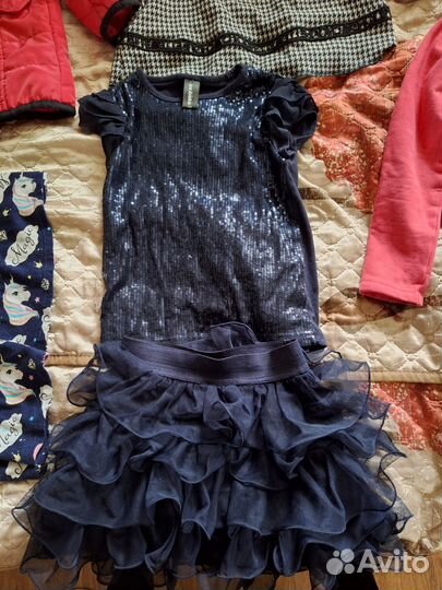 Вещи на девочку р.122-128 пакетом