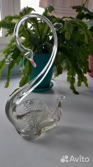 Лебедь стекло СССР