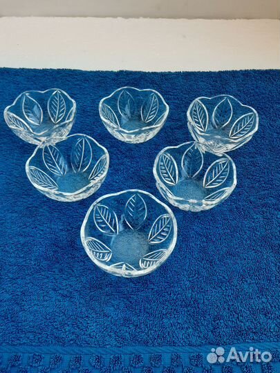 Вазочки хрустальные для варенья СССР