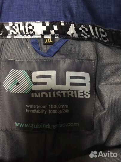 Брюки горнолыжные мужские SUB industries. Разм XXL