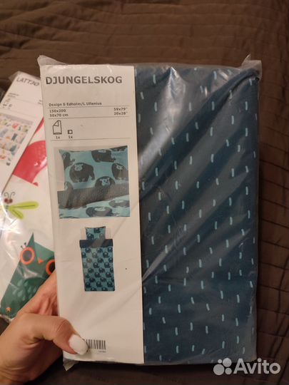 Детское постельное белье новое икеа