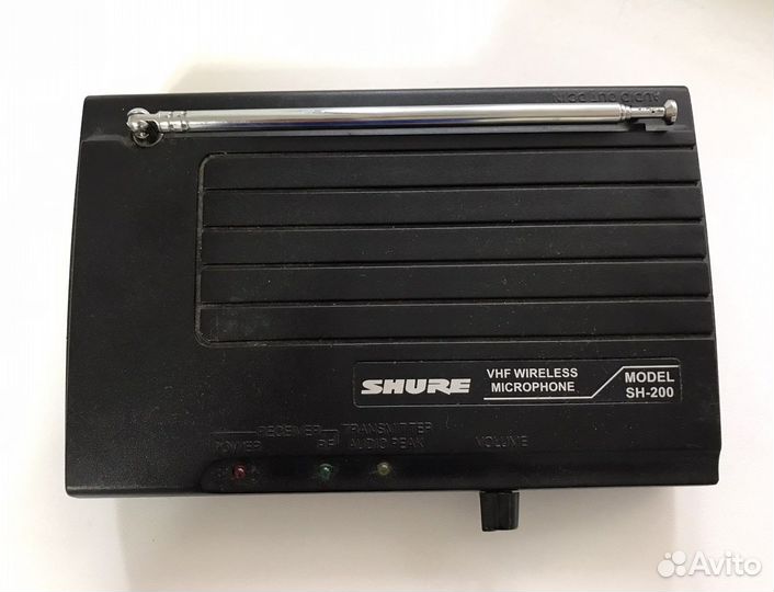 Приемник, база shure SH - 200 радиомикрофон