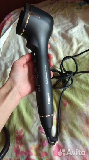 Автоматические щипцы для завивки philips
