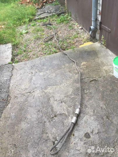 Трос буксировочный металлический