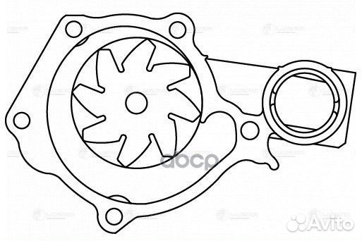 Насос водяной для а/м Great Wall Hover (05) 2