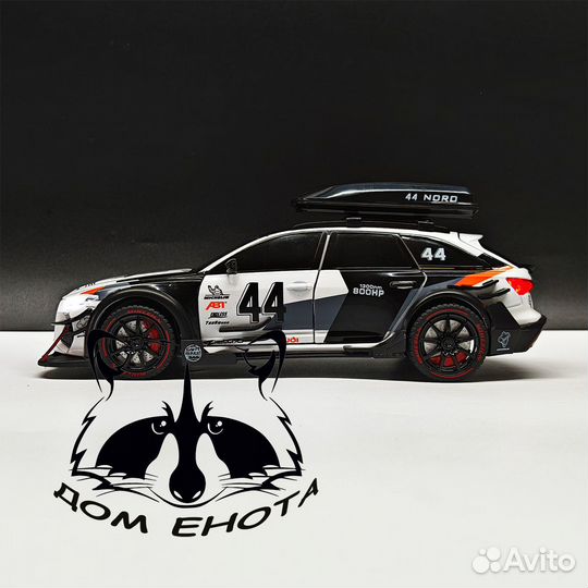 Машинка Audi RS6 ABT модель 1:24 Ауди рс6