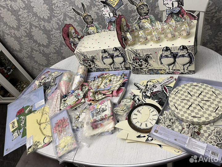 Украшения для дня рождения Алиса в стране чудес