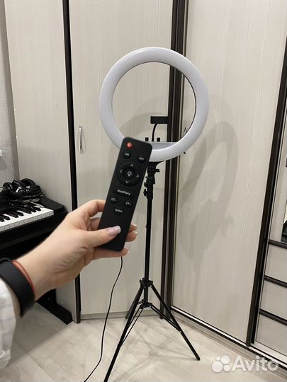 Кольцевая лампа со штативом 54 см
